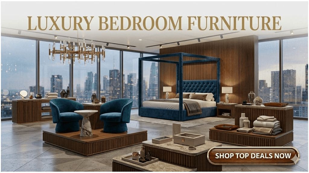 Simple Bedroom Furniture Design Meets Luxury – Shop Online Today