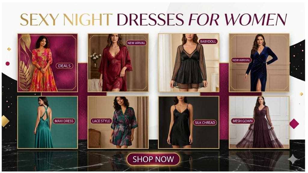 Sexy Nightwear for Women Shop Now